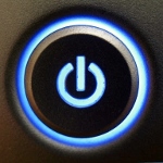 パソコンの電源ボタン